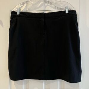 Izod Black Golf Skirt Skort With Shorts Underneath Women's Size 12
